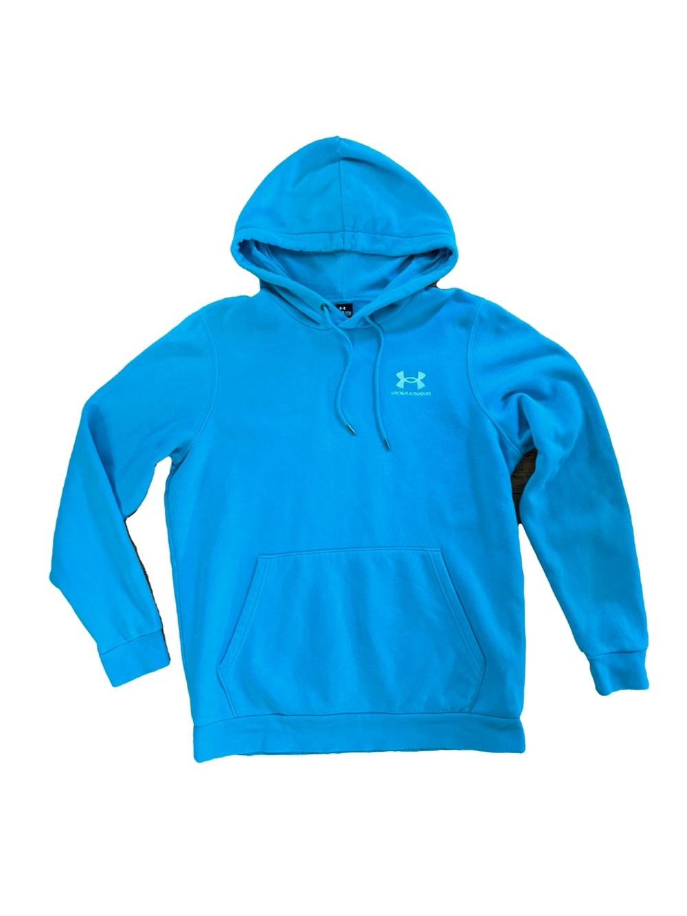 Under Armour Bright Aqua Hoodie Pullover Mens Small